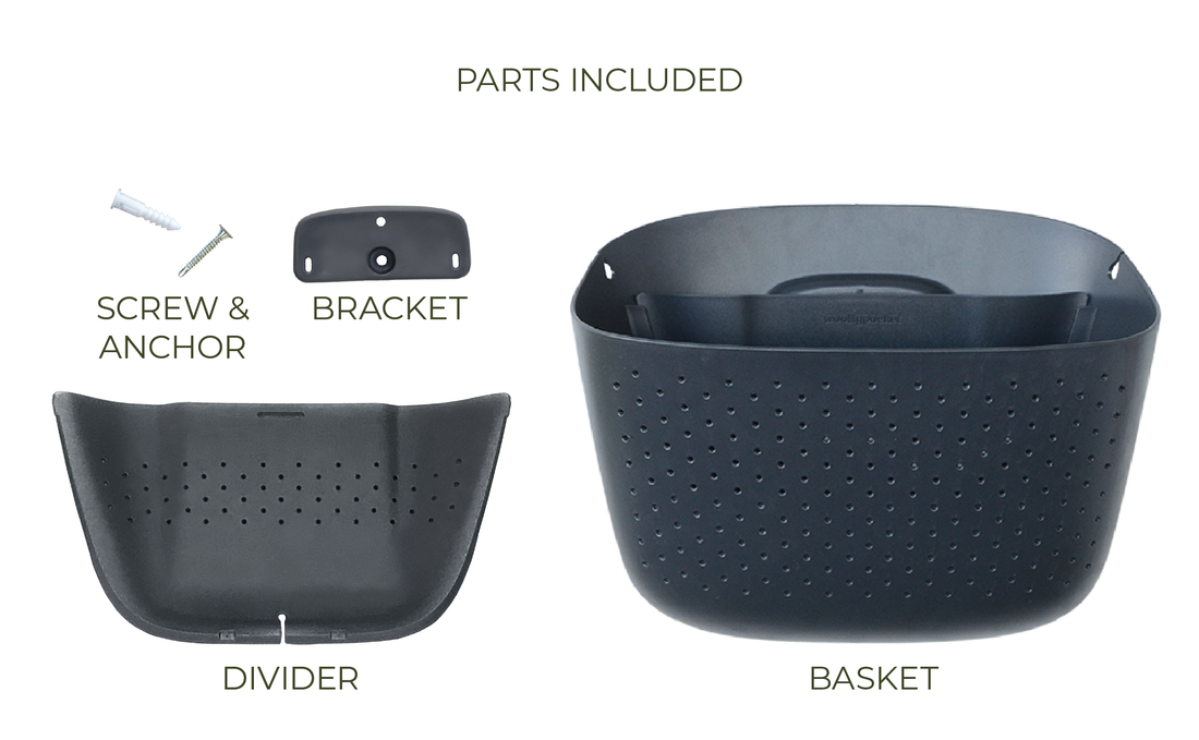 Eco Charcoal Wall Planter