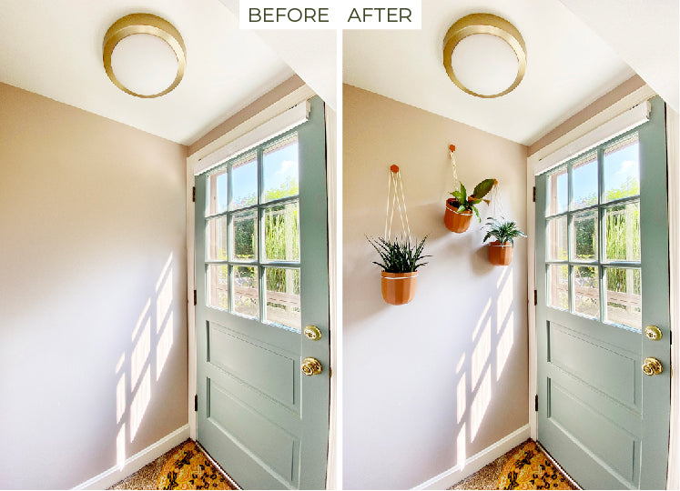 Loop Yellow Hanging Planter