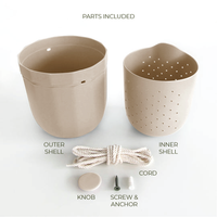 Loop Oat Hanging Planter