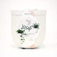 Loop White Hanging Planter