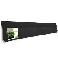 Pocket 5 Black Wall Planter