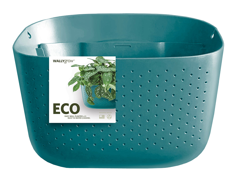 Eco Teal Wall Planter