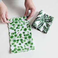 Living Pattern Burp Cloth Alocasia & Pilea 2PK