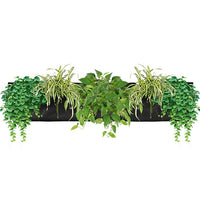 Pocket 3 Black Wall Planter