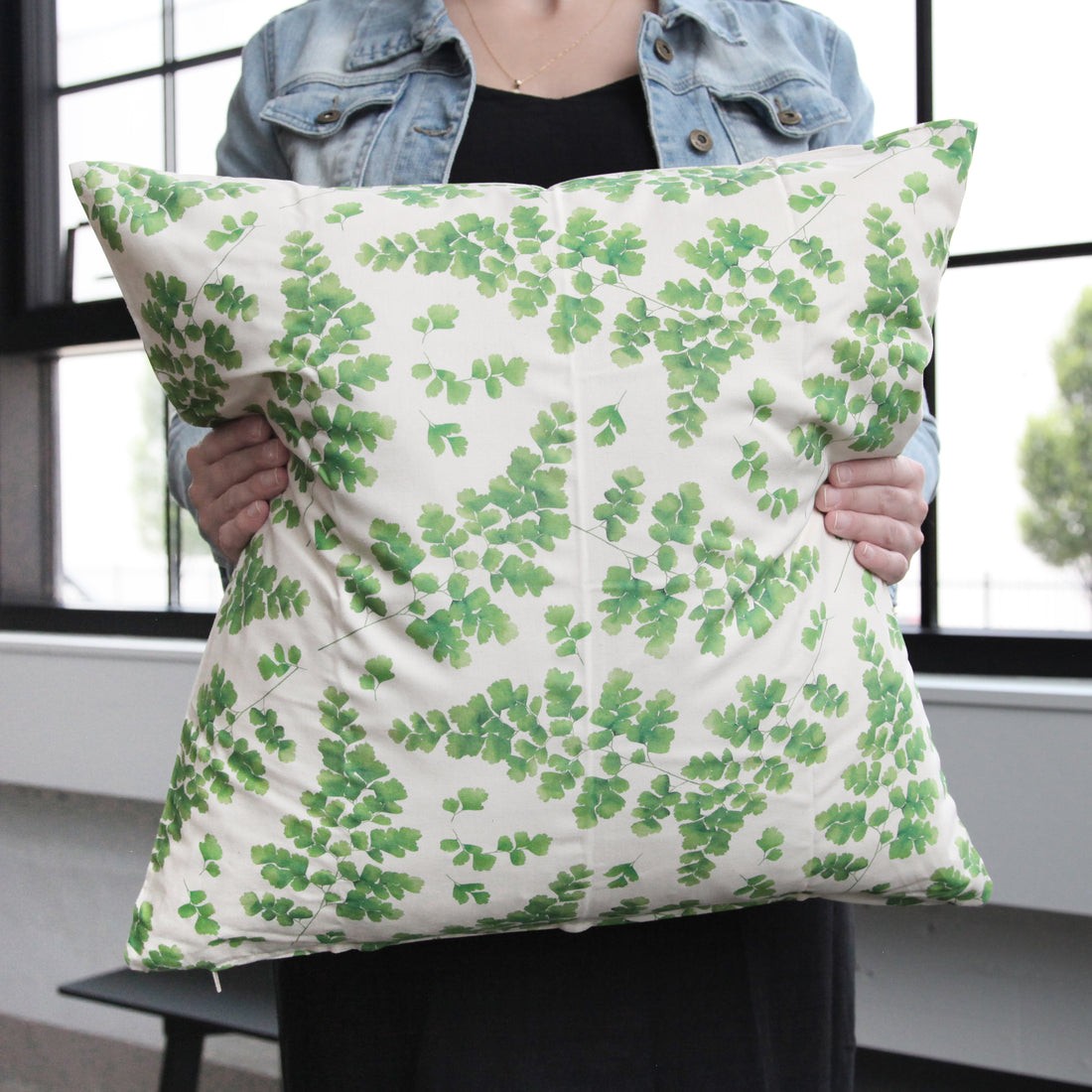 Fern Throw Pillow Cover