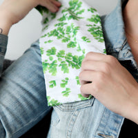 Living Pattern Burp Cloth Begonia & Fern 2PK