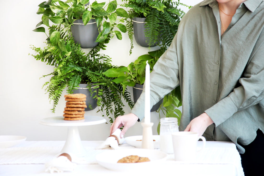 Loop Gravel Hanging Planter