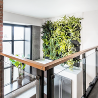 Pocket 5 Black Wall Planter