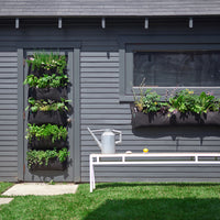 Pocket 1 Black Wall Planter