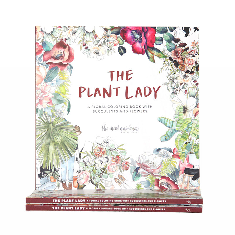 the succulent lady The Plant Lady : A Floral Coloring Book with Succulents and Flowers