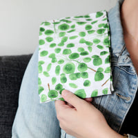 Living Pattern Burp Cloth Alocasia & Pilea 2PK