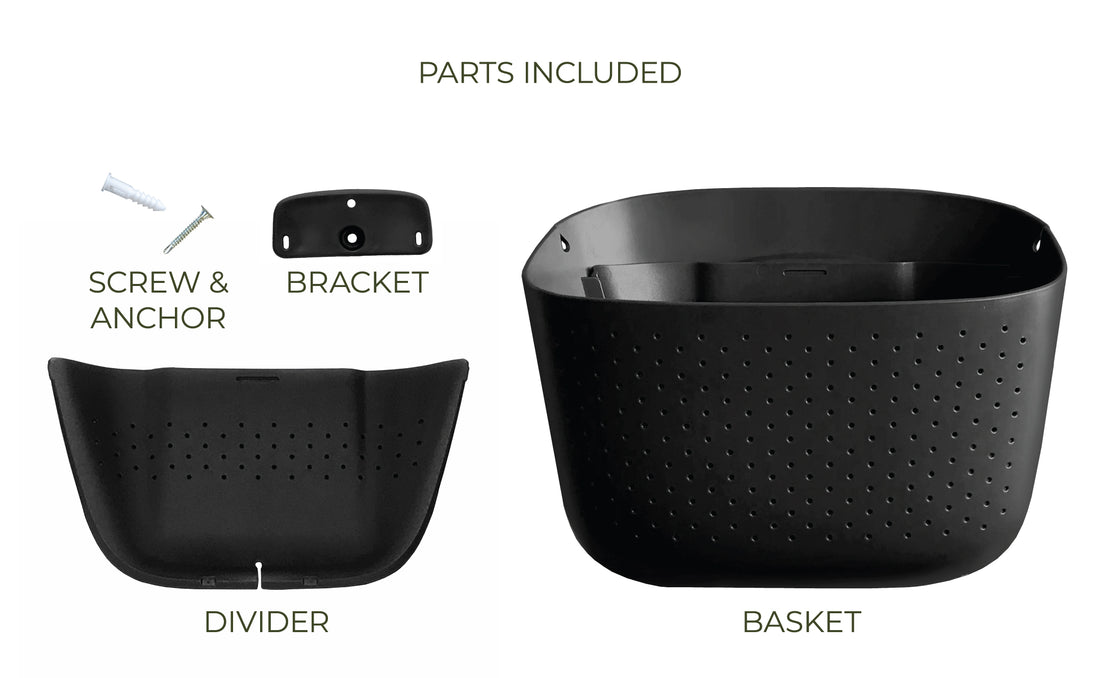 Eco Black Wall Planter