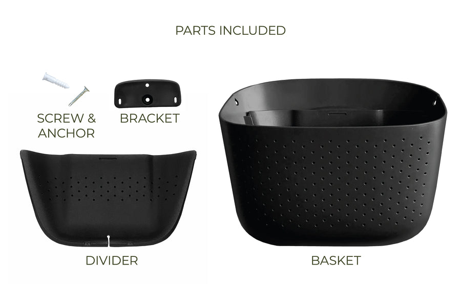 Eco Black Wall Planter