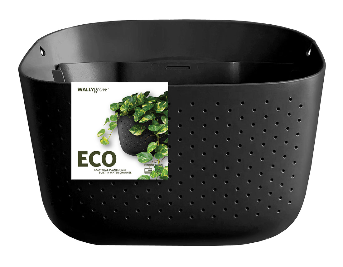 Eco Black Wall Planter