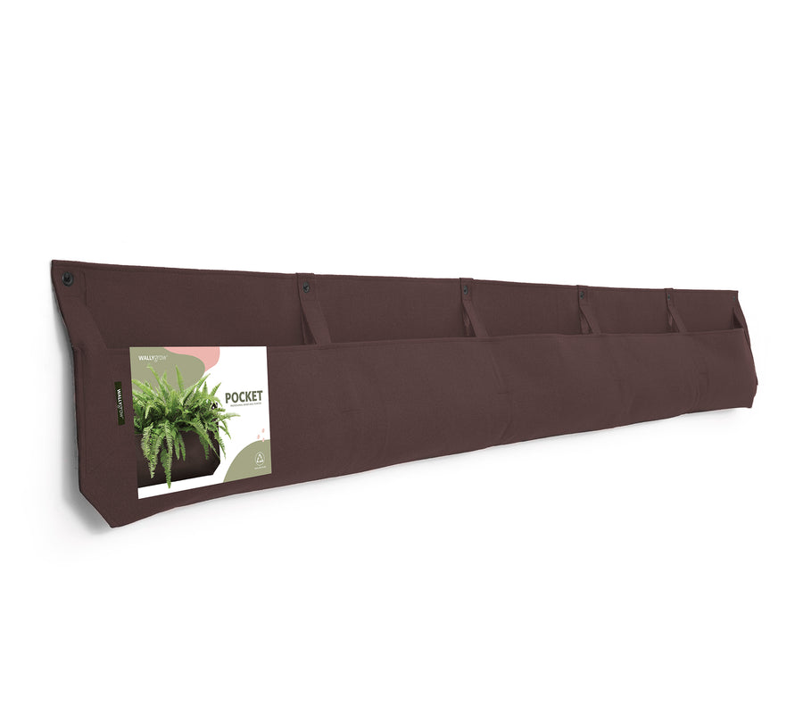 Pocket 5 Chocolate Wall Planter