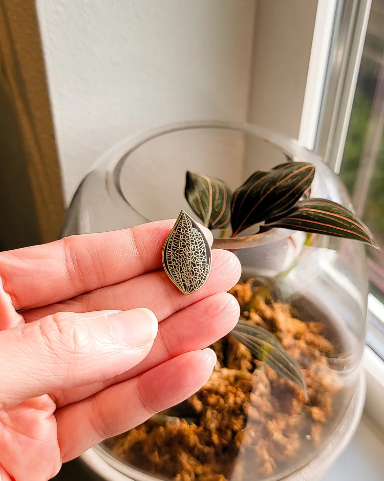 Jewel Orchid Pin