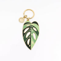 Monstera adansonii 'Archipelago' Keychain