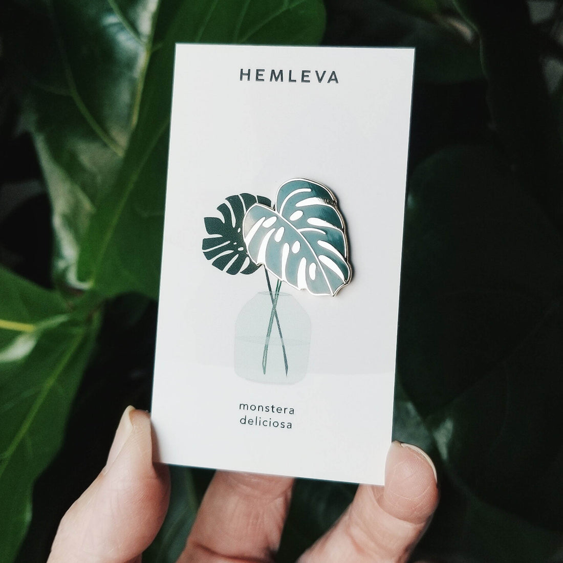 HEMLEVA Monstera Pin | WallyGro